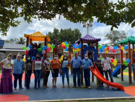 Playgrounds são inaugurados nas creches e escolas municipais de Porto Alegre do Norte