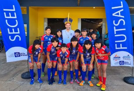 Equipe indígena xavante se destaca nos Jogos Escolares Mato-grossenses em Canarana